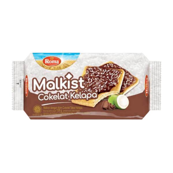 Roma malkist coklat kelapa