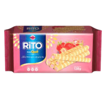 Bánh Quế RITO kem dâu 128gr